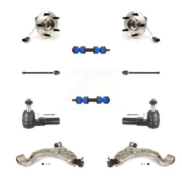 Front Bearing Lower Arm Outer Inner Tie Rod Link Kit (10Pc) For Pontiac Bonneville Aurora K7T-109709