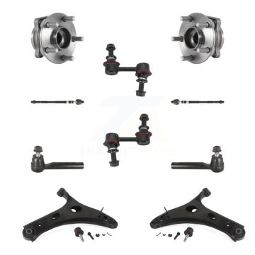 Front Bearing Lower Control Arm Outer Inner Tie Rod & Link Kit (10Pc) For Subaru Forester K7T-109719