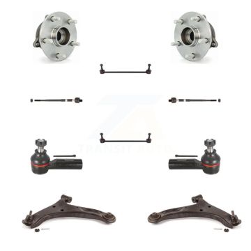 Front Bearing Lower Arm Outer Inner Tie Rod Link Kit (10Pc) For 06-13 Suzuki Grand Vitara K7T-109722
