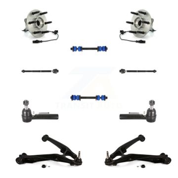 Front Bearing Lower Control Arm Outer Inner Tie Rod Link Kit (10Pc) For Chevrolet GMC XL K7T-109726