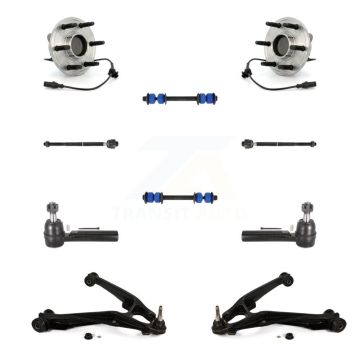 Front Bearing Lower Control Arm Outer Inner Tie Rod Link Kit (10Pc) For Chevrolet GMC XL K7T-109727