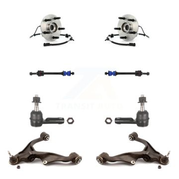 Front Bearing Lower Control Arm with BJ Outer Tie Rod & Link Kit (8Pc) For Dodge Ram 1500 K7T-109759