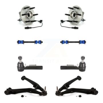 Front Bearing Lower Control Arm Outer Tie Rod Link Kit (8Pc) For Chevrolet GMC Sierra XL K7T-109761