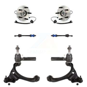 Front Bearing Lower Control Arm Outer Tie Rod Link Kit (8Pc) For Dakota Dodge Ram Raider K7T-109763