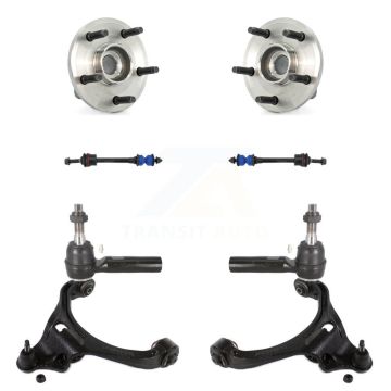 Front Bearing Lower Control Arm Outer Tie Rod Link Kit (8Pc) For Dodge Dakota Mitsubishi K7T-109764