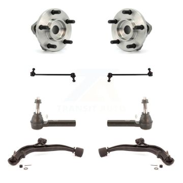 Front Bearing Lower Arm Outer Tie Rod & Link Kit (8Pc) For Dodge Caravan Grand Chrysler K7T-109765