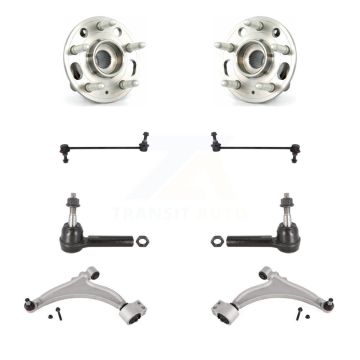 Front Bearing Lower Control Arm Ball Joint Outer Tie Rod & Link Kit (8Pc) For Buick Regal K7T-109778