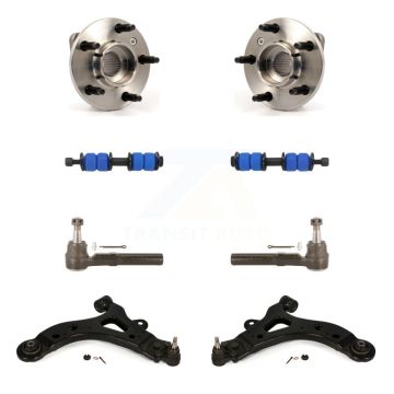 Front Bearing Lower Control Arm Outer Tie Rod Link Kit (8Pc) For Buick Rendezvous Pontiac K7T-109784