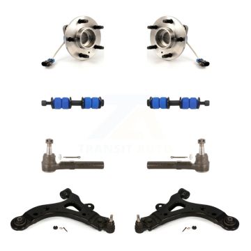 Front Bearing Lower Control Arm Outer Tie Rod Link Kit (8Pc) For Buick Rendezvous Pontiac K7T-109785