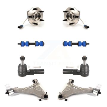 Front Bearing Lower Control Arm Outer Tie Rod Link Kit (8Pc) For 2006-2011 Buick Lucerne K7T-109799