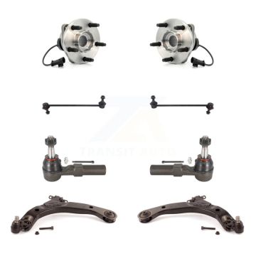 Front Bearing Lower Control Arm Ball Joint Outer Tie Rod Link Kit (8Pc) For Chevrolet HHR K7T-109807