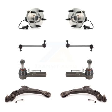 Front Bearing Lower Control Arm Ball Joint Outer Tie Rod Link Kit (8Pc) For Chevrolet HHR K7T-109808