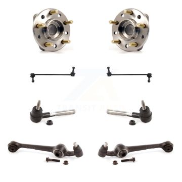 Front Bearing Lower Arm Outer Tie Rod Link Kit (8Pc) For Chrysler Intrepid Dodge 300M LHS K7T-109810