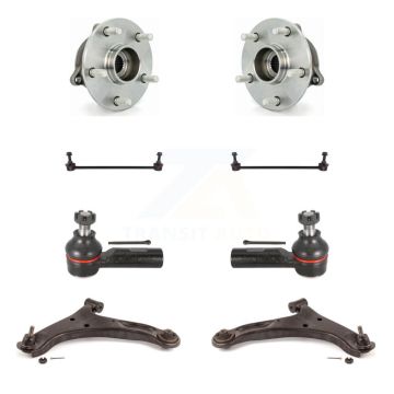 Front Bearing Lower Arm Outer Tie Rod & Link Kit (8Pc) For 2006-2013 Suzuki Grand Vitara K7T-109814