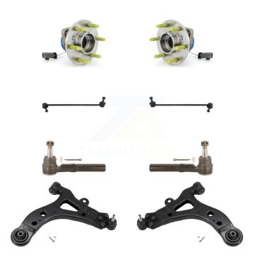 Front Bearing Lower Control Arm Outer Tie Rod Link Kit (8Pc) For Pontiac Montana Uplander K7T-109821