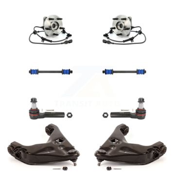 Front Hub Bearing Lower Control Arm Outer Tie Rod Link Kit (8Pc) For Ford Ranger Explorer K7T-109830