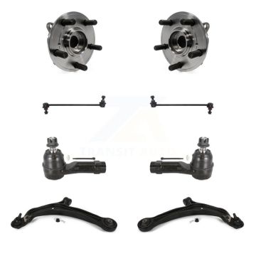 Front Bearing Lower Control Arm Outer Tie Rod Link Kit (8Pc) For 2011-2017 Honda Odyssey K7T-109837