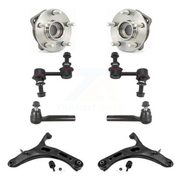 Front Bearing Lower Control Arm Outer Tie Rod Link Kit (8Pc) For 2010-2014 Subaru Outback K7T-109840