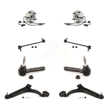 Front Hub Bearing Lower Arm Outer Tie Rod Link Kit (8Pc) For 2007-2008 Chrysler Pacifica K7T-109842