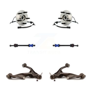 Front Hub Bearing Lower Control Arm with Ball Joint Sway Bar Link Kit For Dodge Ram 1500 K7T-109858