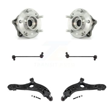 Front Hub Bearing Lower Control Arm & Link Kit For Hyundai Santa Fe Sport Kia Sorento XL K7T-109882