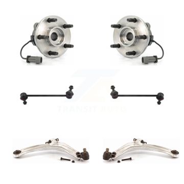 Front Hub Bearing Lower Control Arm with Ball Joint & Sway Bar Link Kit For Chevrolet HHR K7T-109911