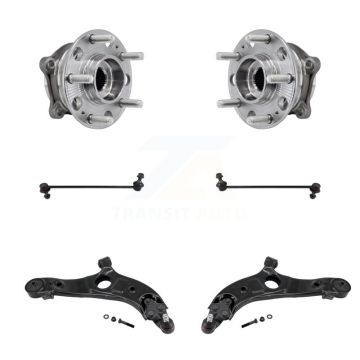 Front Hub Bearing Lower Control Arm with Ball Joint & Link Kit For 2019 Hyundai Santa Fe K7T-109921