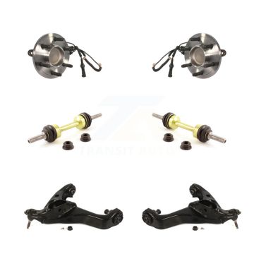 Front Hub Bearing Lower Control Arm & Link Kit For Ford Expedition Lincoln Navigator RWD K7T-109929