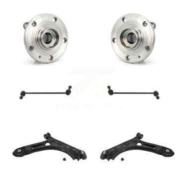 Front Hub Bearing Lower Control Arm with Ball Joint Link Kit For Volkswagen Passat Beetle K7T-109936