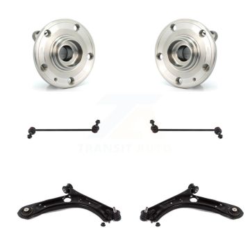 Front Bearing Lower Control Arm with Ball Joint & Sway Bar Link Kit For Volkswagen Jetta K7T-109937