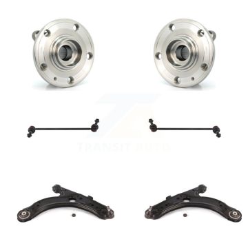 Front Bearing Lower Control Arm with BJ & Link Kit For 2006 Volkswagen Jetta A5 body code K7T-109939