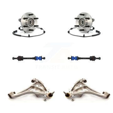 Front Hub Bearing Lower Control Arm Link Kit For 2006-2008 Ford F-150 Lincoln Mark LT 4WD K7T-109948