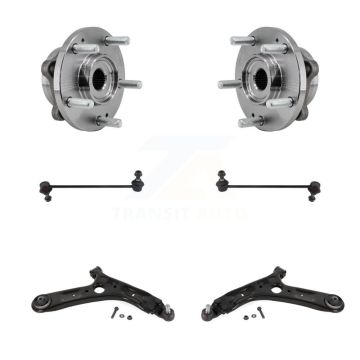 Front Bearing Lower Control Arm with Ball Joint Sway Bar Link Kit For 2017-2019 Kia Soul K7T-109951