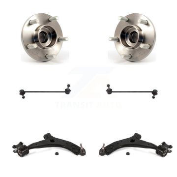 Front Bearing Lower Control Arm with Ball Joint & Sway Bar Link Kit For Volvo S40 V50 C70 K7T-109960