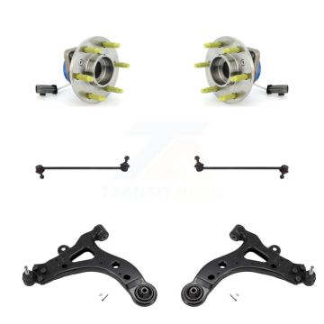 Front Hub Bearing Lower Control Arm Link Kit For Pontiac Montana Chevrolet Uplander Buick K7T-109966