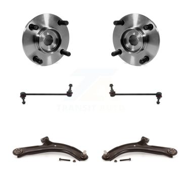 Front Bearing Lower Control Arm with Ball Joint & Sway Bar Link Kit For Nissan Versa Cube K7T-109983