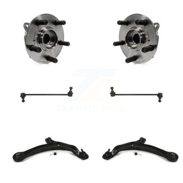 Front Hub Bearing Lower Control Arm with Ball Joint Link Kit For 2011-2017 Honda Odyssey K7T-109984