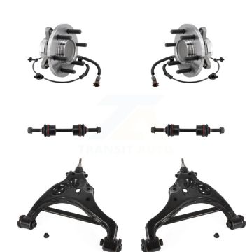 Front Hub Bearing Lower Control Arm Link Kit For Ford F-150 Expedition Lincoln Navigator K7T-109986