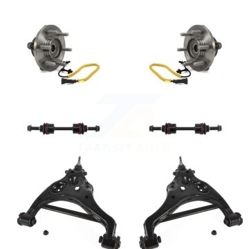 Front Bearing Assembly Lower Control Arm with Ball Joint Sway Bar Link Kit For Ford F-150 K7T-109987