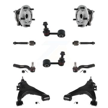 Front Bearing Lower Control Arm Outer Inner Tie Rod Link Kit (10Pc) For Toyota Tundra 4WD K7T-110002