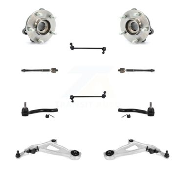 Front Bearing Lower Arm Outer Inner Tie Rod & Link Kit (10Pc) For Nissan Pathfinder QX60 K7T-110017