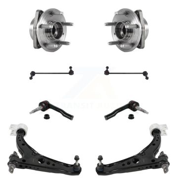 Front Bearing Lower Arm Outer Tie Rod & Link Kit (8Pc) For 2016-2019 Chevrolet Cruze Volt K7T-110021