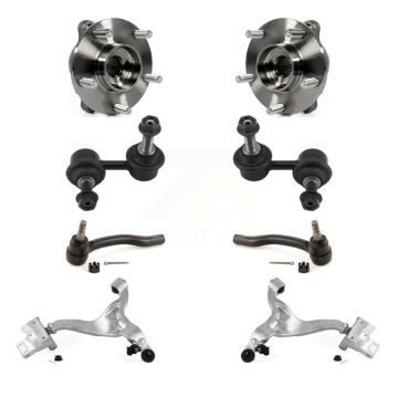 Front Bearing Lower Control Arm Outer Tie Rod Link Kit (8Pc) For INFINITI G37 G35 G25 Q40 K7T-110027