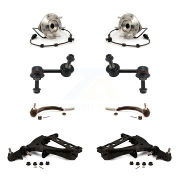 Front Bearing Lower Control Arm Outer Tie Rod & Link Kit (8Pc) For GMC Chevrolet Envoy XL K7T-110029