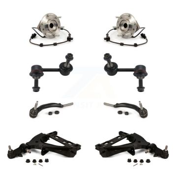 Front Bearing Lower Control Arm Outer Tie Rod & Link Kit (8Pc) For GMC Envoy Chevrolet XL K7T-110031