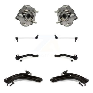 Front Hub Bearing Lower Arm Outer Tie Rod & Link Kit (8Pc) For Nissan Rogue Sport Qashqai K7T-110039