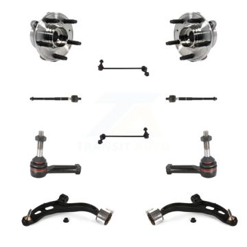 Front Bearing Lower Control Arm Outer Inner Tie Rod & Link Kit (10Pc) For Ford Taurus SHO K7T-110047