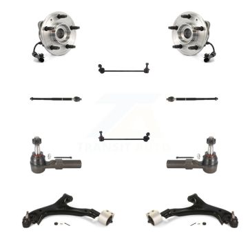 Front Bearing Lower Control Arm Outer Inner Tie Rod Link Kit (10Pc) For Chevrolet Equinox K7T-110062