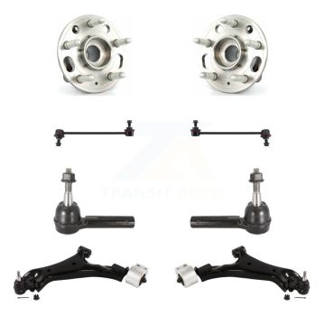 Front Bearing Lower Control Arm Outer Tie Rod & Link Kit (8Pc) For Chevrolet Equinox GMC K7T-110068