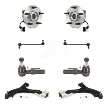Front Bearing Lower Control Arm Outer Tie Rod & Link Kit (8Pc) For Chevrolet Equinox 3.6L K7T-110075
